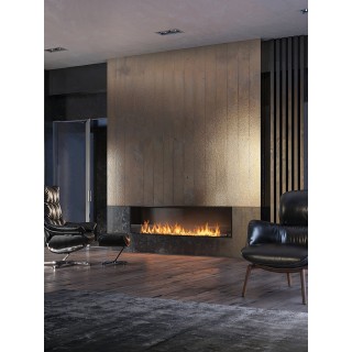 Bioethanol fireplace Inside 200cm SLIM with glass