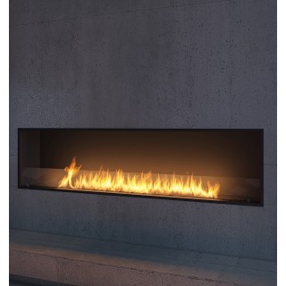 Bioethanol fireplace Inside 200cm SLIM with glass