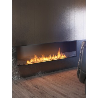 Bioethanol fireplace Inside 200cm SLIM with glass