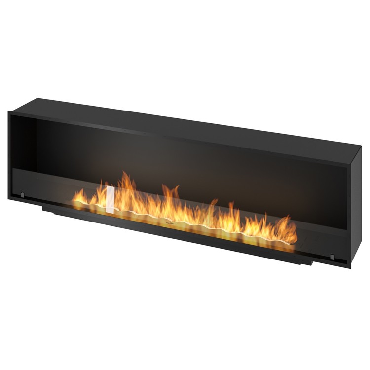 Bioethanol fireplace Inside 200cm SLIM with glass